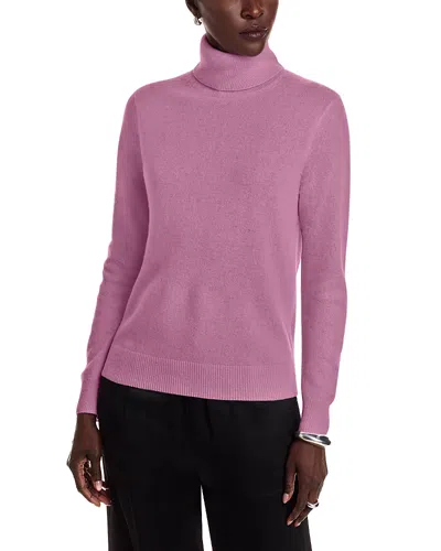 C By Bloomingdale's Cashmere Turtleneck Sweater - Exclusive In Purple