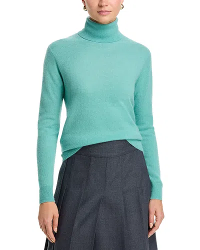 C By Bloomingdale's Cashmere Turtleneck Sweater - Exclusive In Green