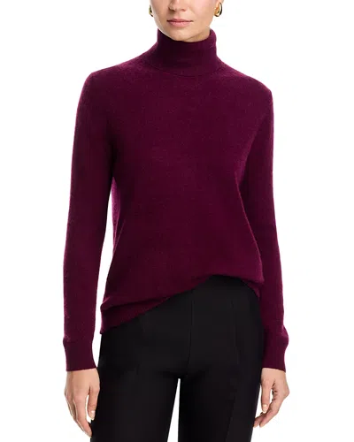 C By Bloomingdale's Cashmere Turtleneck Sweater - Exclusive In Burgundy