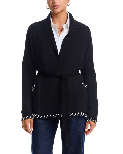 C By Bloomingdale's Cashmere Whipstitch Belted Cashmere Cardigan Sweater, Exclusive In Multi