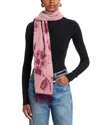 C By Bloomingdale's Cashmere Woven Floral Scarf - Exclusive In Purple