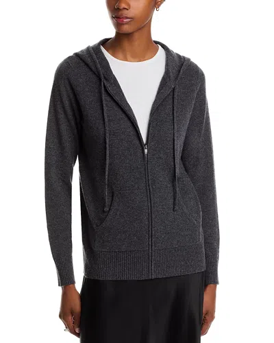 C By Bloomingdale's Cashmere Zip Hoodie - Exclusive In Gray