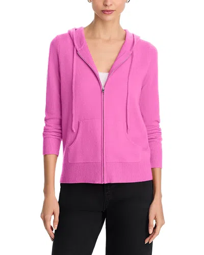 C By Bloomingdale's Cashmere Zip Hoodie - Exclusive In Pink