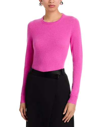 C By Bloomingdale's Crewneck Cashmere Sweater - Exclusive In Red