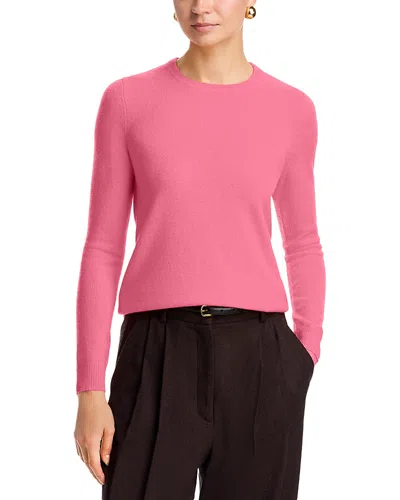 C By Bloomingdale's Crewneck Cashmere Sweater - Exclusive In Pink