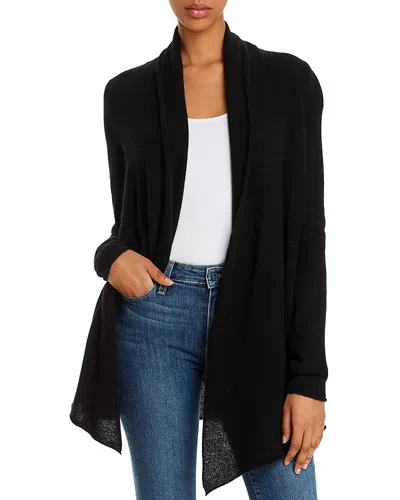 C By Bloomingdale's Open-front Cashmere Cardigan - Exclusive In Black