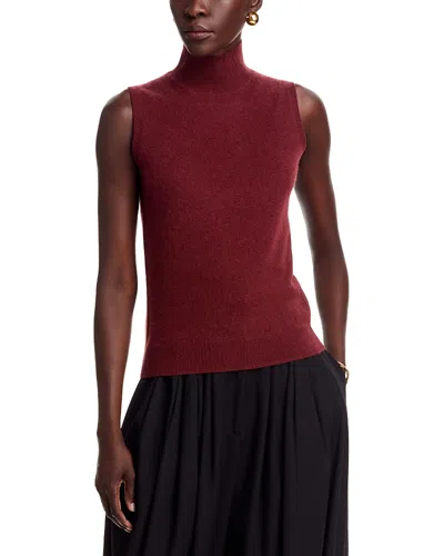 C By Bloomingdale's Sleeveless Cashmere Sweater - Exclusive In Brown
