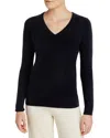 C By Bloomingdale's V Neck Cashmere Sweater - 100% Exclusive In Ebony