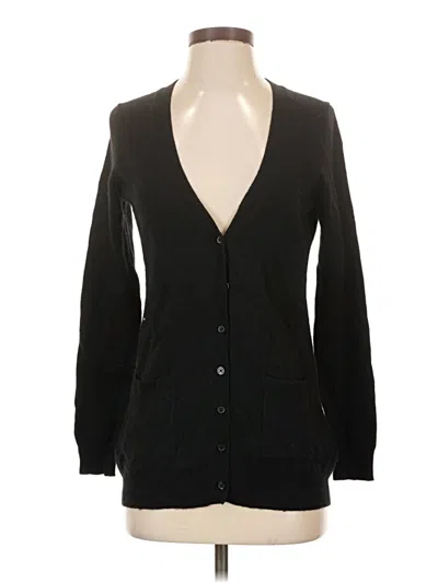 Pre-owned C By Bloomingdale's Cardigan Sweater In Black