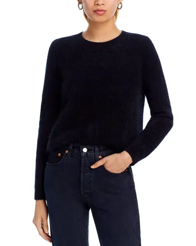 C By Bloomingdale's Cashmere C By Bloomingdale's Brushed Cashmere Sweater - Exclusive In Black