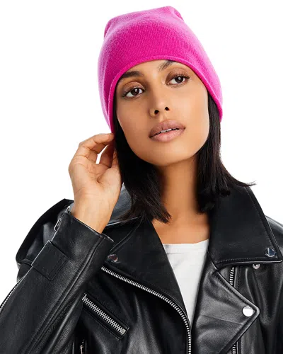 C By Bloomingdale's Cashmere Angelina Rolled Edge Slouch Hat - Exclusive In Pink