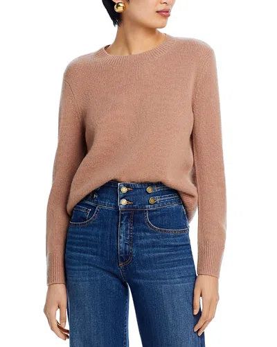 C By Bloomingdale's Cashmere Boxy Crewneck Sweater - Exclusive In Camel