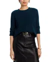 C By Bloomingdale's Cashmere Boxy Crewneck Sweater - Exclusive In Dark Green