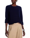 C By Bloomingdale's Cashmere Boxy Crewneck Sweater - Exclusive In Navy