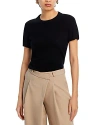 C By Bloomingdale's Cashmere Cashmere Crewneck Sweater - Exclusive In Black