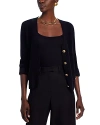 C By Bloomingdale's Cashmere Cashmere V Neck Cardigan - Exclusive In Black