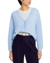 C By Bloomingdale's Cashmere Cashmere V Neck Cardigan - Exclusive In Cloud White