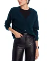 C By Bloomingdale's Cashmere Cashmere V Neck Cardigan - Exclusive In Dark Green