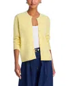 C By Bloomingdale's Cashmere Crewneck Cardigan Sweater - Exclusive In Buttercup