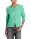 C By Bloomingdale's Cashmere Crewneck Cardigan Sweater - Exclusive In Fern