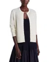 C By Bloomingdale's Cashmere Crewneck Cardigan Sweater - Exclusive In Ivory