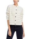 C By Bloomingdale's Cashmere Crochet Cardigan - Exclusive In Ivory