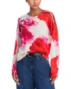 C By Bloomingdale's Cashmere Floral Print Crewneck Sweater - Exclusive In Ivory