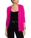 C By Bloomingdale's Cashmere Grandfather Cardigan - Exclusive In Cherry Blossom