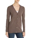 C By Bloomingdale's Cashmere Grandfather Cardigan - Exclusive In Heather Rye