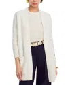 C By Bloomingdale's Cashmere Open Front Brushed Cashmere Cardigan - Exclusive In Ivory