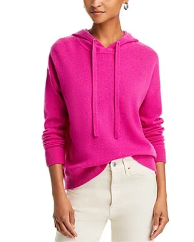C By Bloomingdale's Cashmere Pullover Cashmere Hoodie - Exclusive In Cherry Blossom
