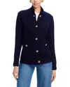 C By Bloomingdale's Cashmere Rib Knit Cardigan - Exclusive In Navy