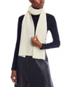 C By Bloomingdale's Cashmere Rib Knit Scarf - Exclusive In White