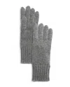 C By Bloomingdale's Cashmere Rib Tech Gloves - Exclusive In Cement