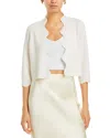 C By Bloomingdale's Cashmere Scalloped Cardigan - Exclusive In Ivory