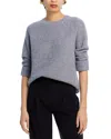 C By Bloomingdale's Cashmere Shaker Stitch Raglan Sweater - Exclusive In Medium Grey