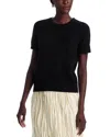 C By Bloomingdale's Cashmere Short Sleeve Cashmere Shell Top - Exclusive In Black