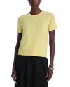 C By Bloomingdale's Cashmere Short Sleeve Cashmere Shell Top - Exclusive In Buttercup