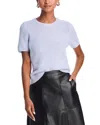 C By Bloomingdale's Cashmere Short Sleeve Cashmere Shell Top - Exclusive In Serenity Blue