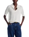 C By Bloomingdale's Cashmere Short Sleeve Polo Sweater - Exclusive In Ivory