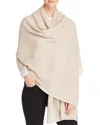 C By Bloomingdale's Cashmere Travel Wrap - Exclusive In Heather Oatmeal