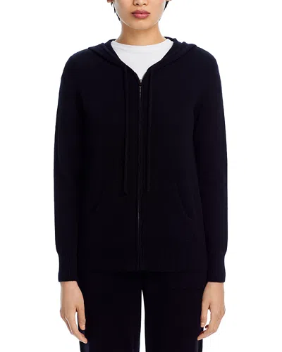 C By Bloomingdale's Cashmere Zip Hoodie - Exclusive In Black
