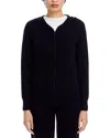 C By Bloomingdale's Cashmere Zip Hoodie - Exclusive In Black