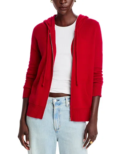 C By Bloomingdale's Cashmere Zip Hoodie - Exclusive In Brick