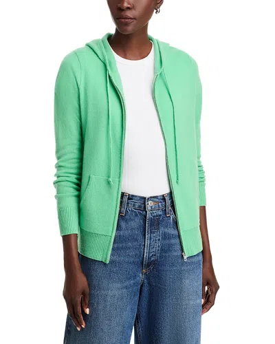 C By Bloomingdale's Cashmere Zip Hoodie - Exclusive In Fern