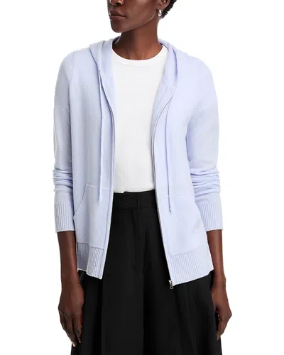C By Bloomingdale's Cashmere Zip Hoodie - Exclusive In Serenity Blue