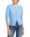 C By Bloomingdale's Cashmere C By Bloomingdale's Crewneck Cashmere Cardigan - Exclusive In Cloud