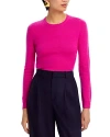 C By Bloomingdale's Cashmere C By Bloomingdale's Crewneck Cashmere Sweater - Exclusive In Cherry Blossom