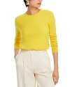C By Bloomingdale's Cashmere C By Bloomingdale's Crewneck Cashmere Sweater - Exclusive In Daffodil