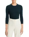 C By Bloomingdale's Cashmere C By Bloomingdale's Crewneck Cashmere Sweater - Exclusive In Dark Green